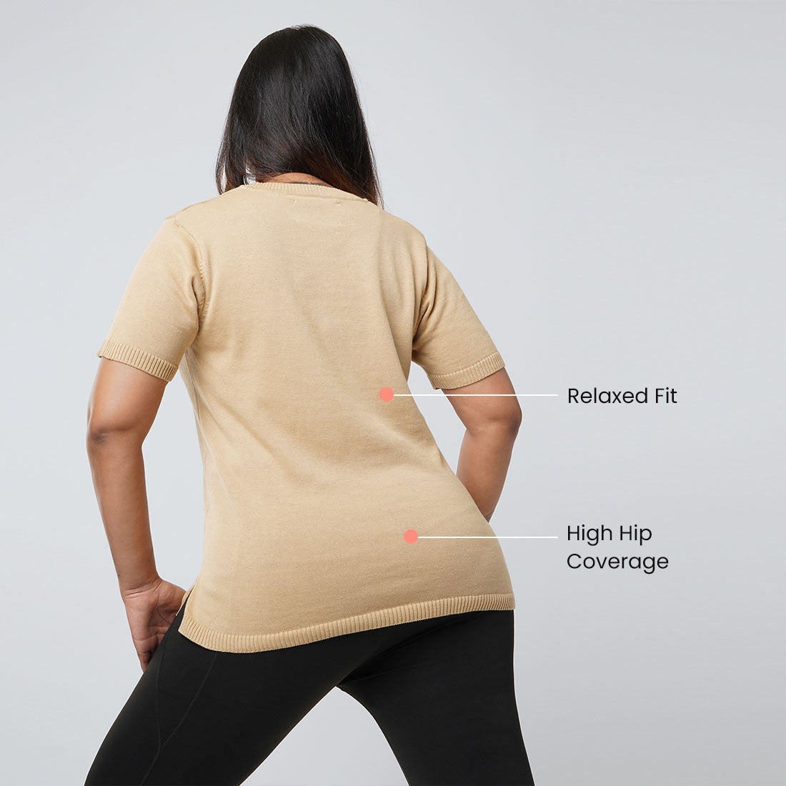 Half Sleeve Cotton Tops for Women & Girls