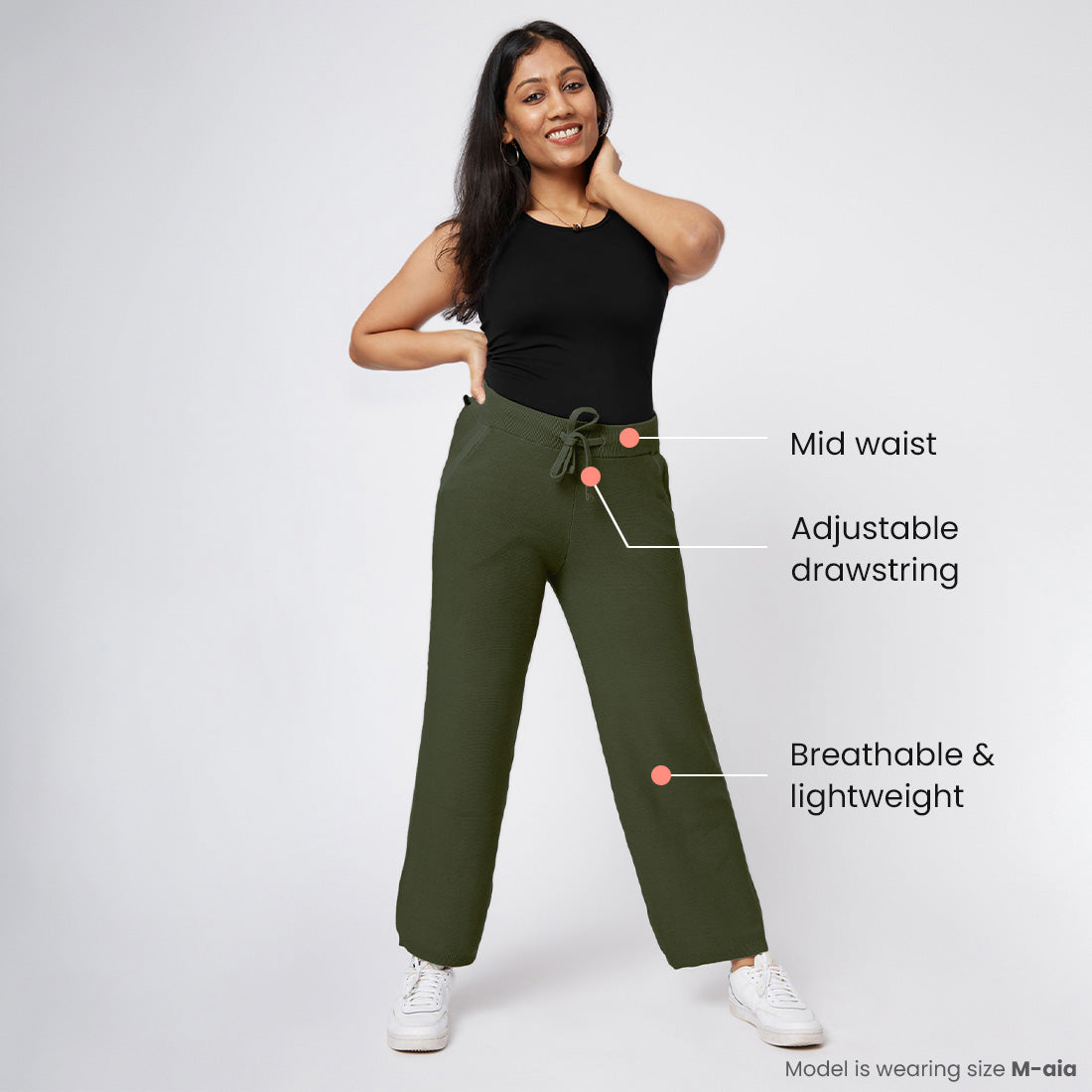 Cotton Pants with Pockets for Women & Girls