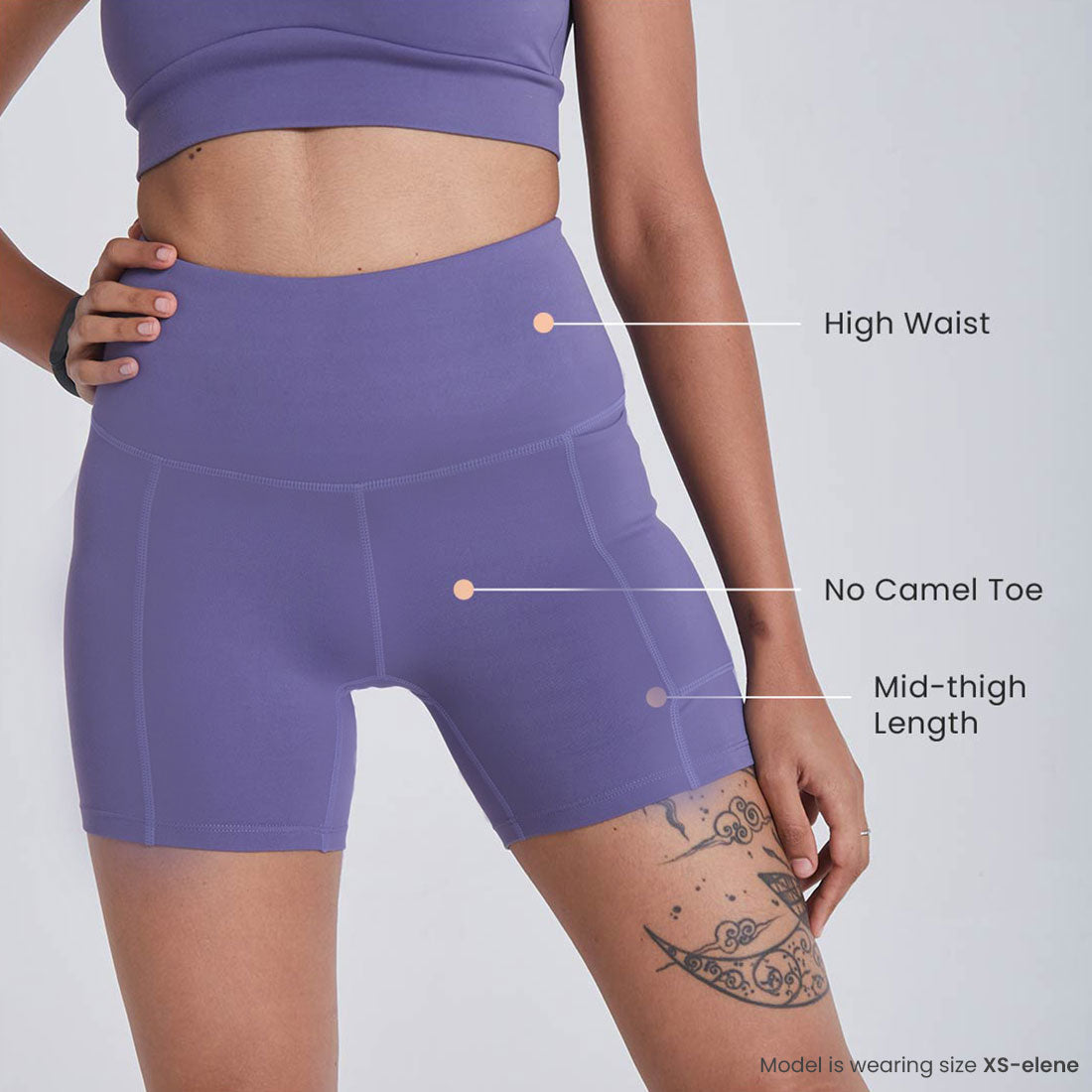 High Waisted Gym Shorts with Pockets for Women