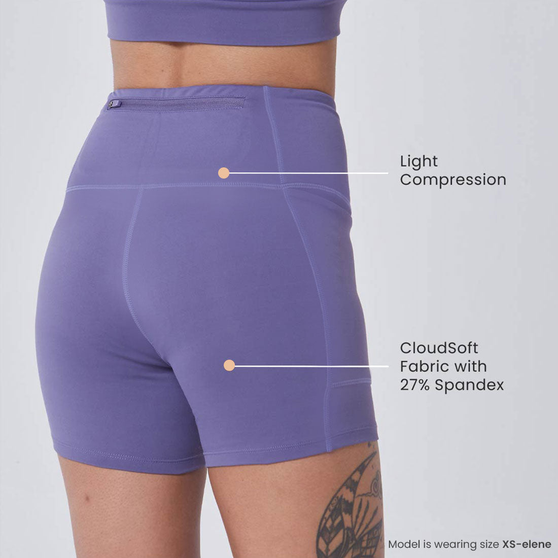 High Waisted Gym Shorts with Pockets for Women