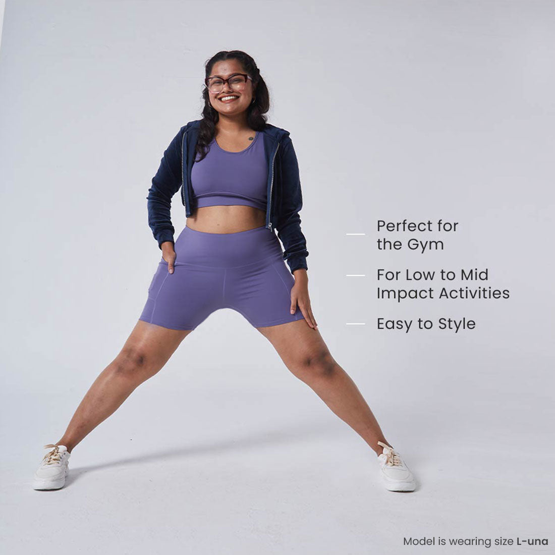 High Waisted Gym Shorts with Pockets for Women