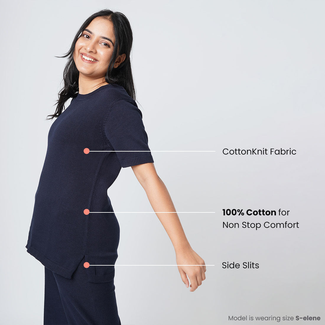 Half Sleeve Cotton Tops for Women & Girls