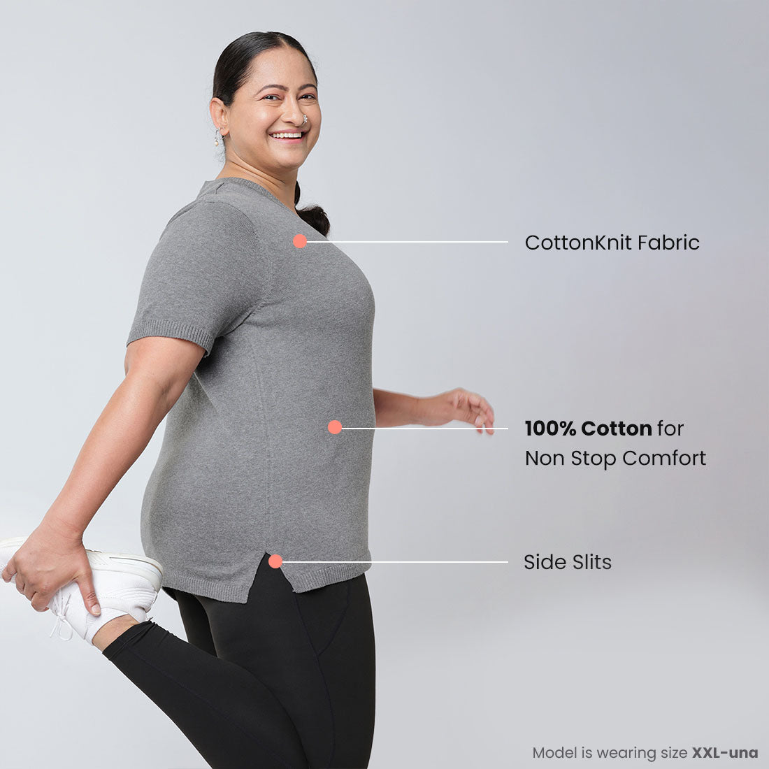 Half Sleeve Cotton Tops for Women & Girls