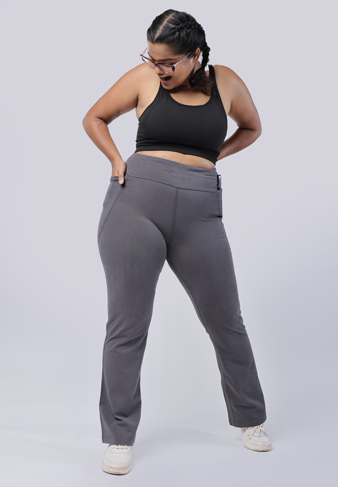 The Groove-In Cotton Flare Pants - BlissClub