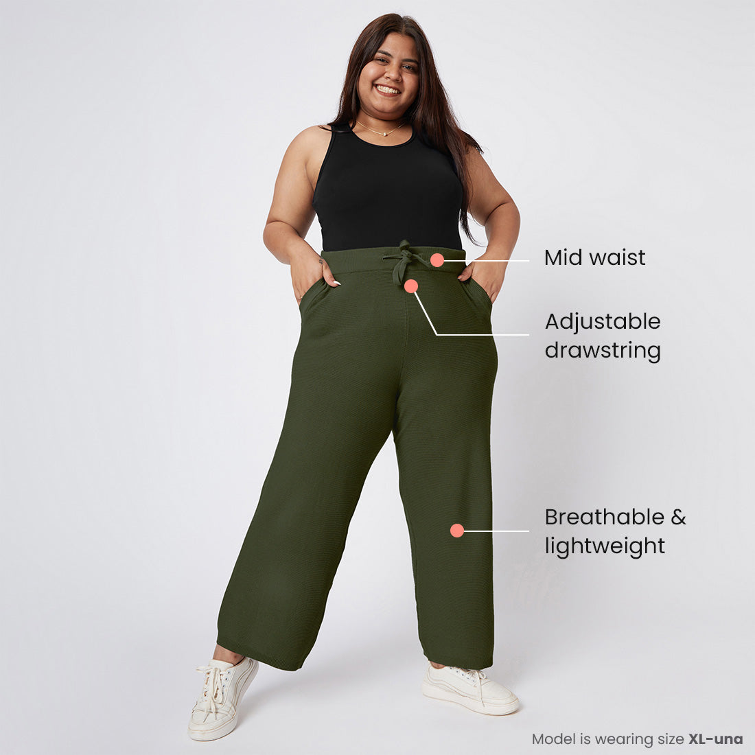 Cotton Pants with Pockets for Women & Girls