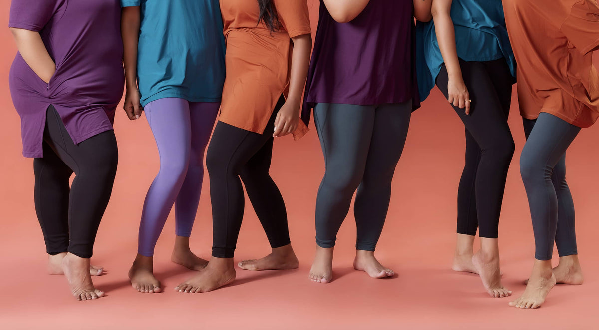 Go from Work to Gym: Sport These Ankle-Length Leggings with Kurtis - BlissClub