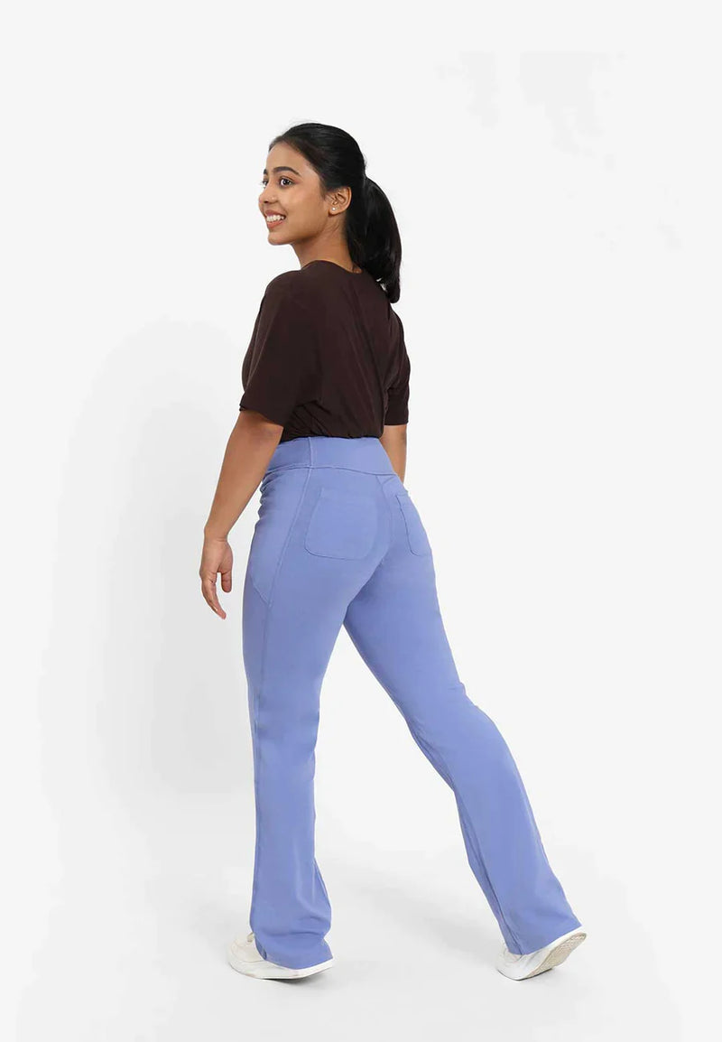 Groove-In Cotton Flare Pants - Tall