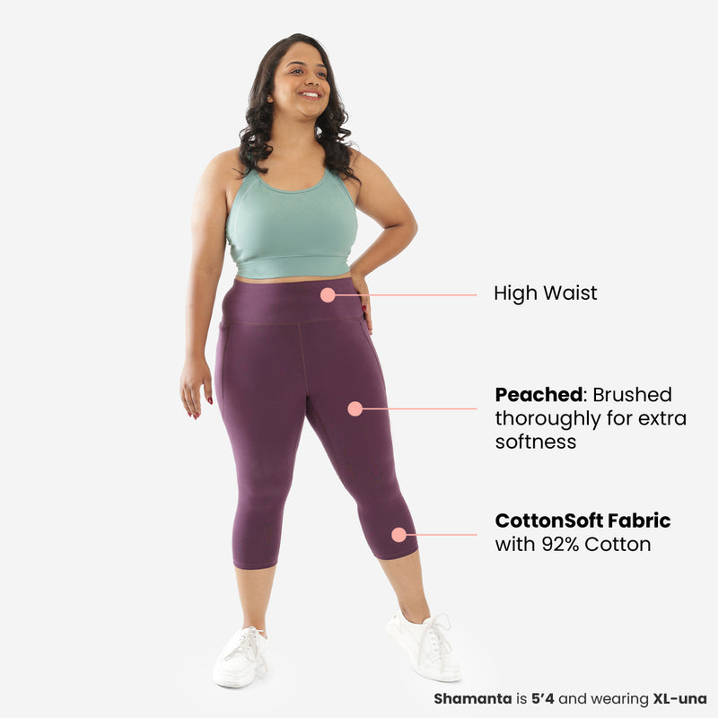 Groove-In Cotton Capris