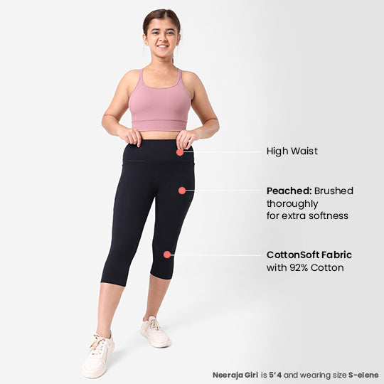 Groove-In Cotton Capris