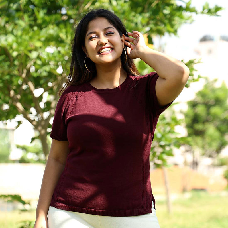At-Ease Cotton Knit Top 2.0