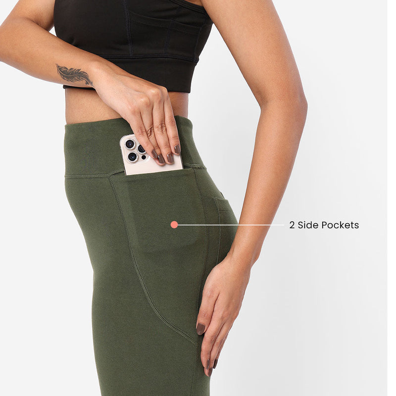 Groove-In Cotton Flare Pants - Tall