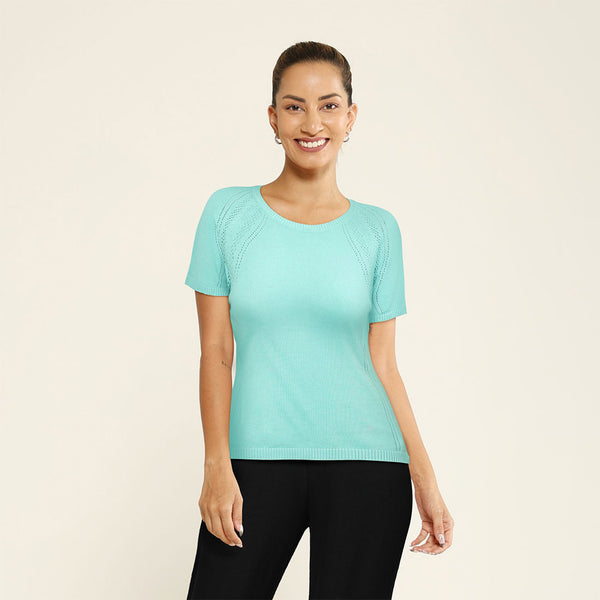 At-Ease Cotton Knit Top 2.0