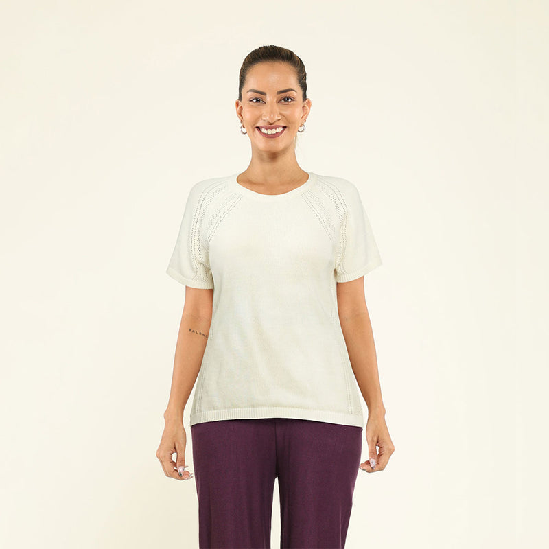 At-Ease Cotton Knit Top 2.0