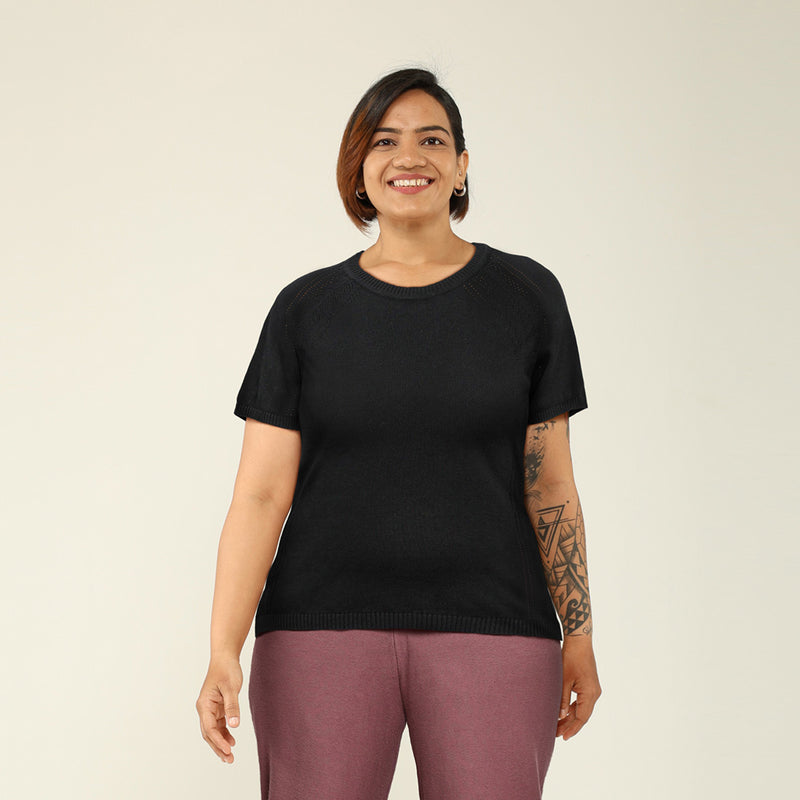 At-Ease Cotton Knit Top 2.0