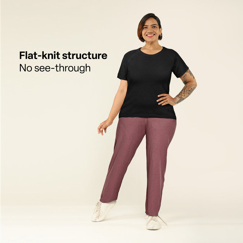 At-Ease Cotton Knit Top 2.0