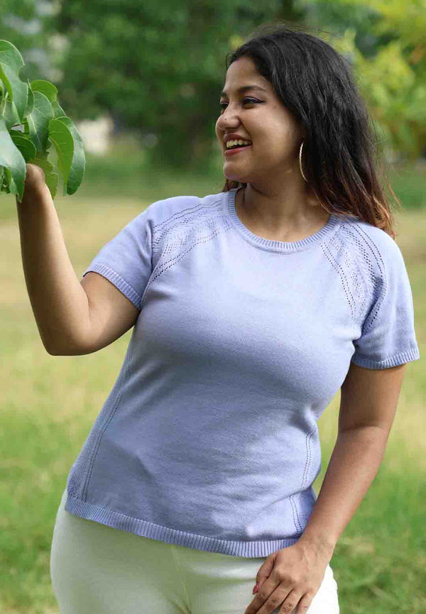 At-Ease Cotton Knit Top 2.0