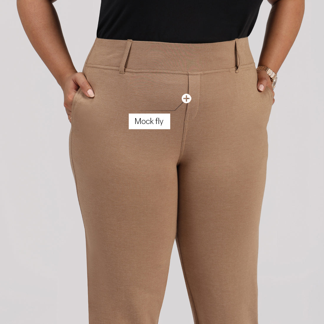 Work-To-Wine Twill Straight Pants