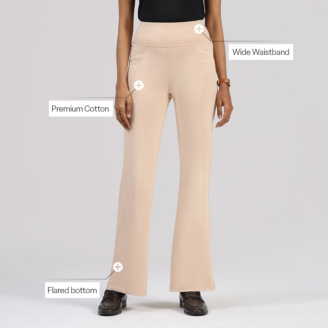 AM:PM Cotton Flare Pants