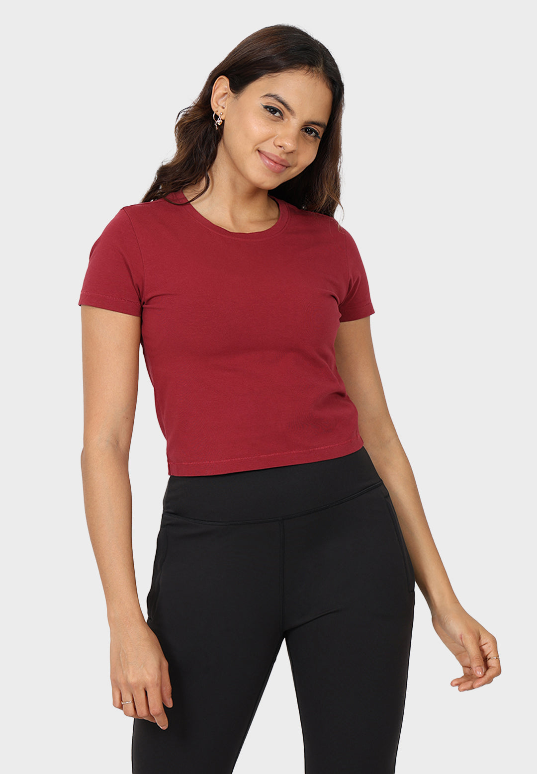 Buy Women s Round Neck T shirts Online from Blissclub