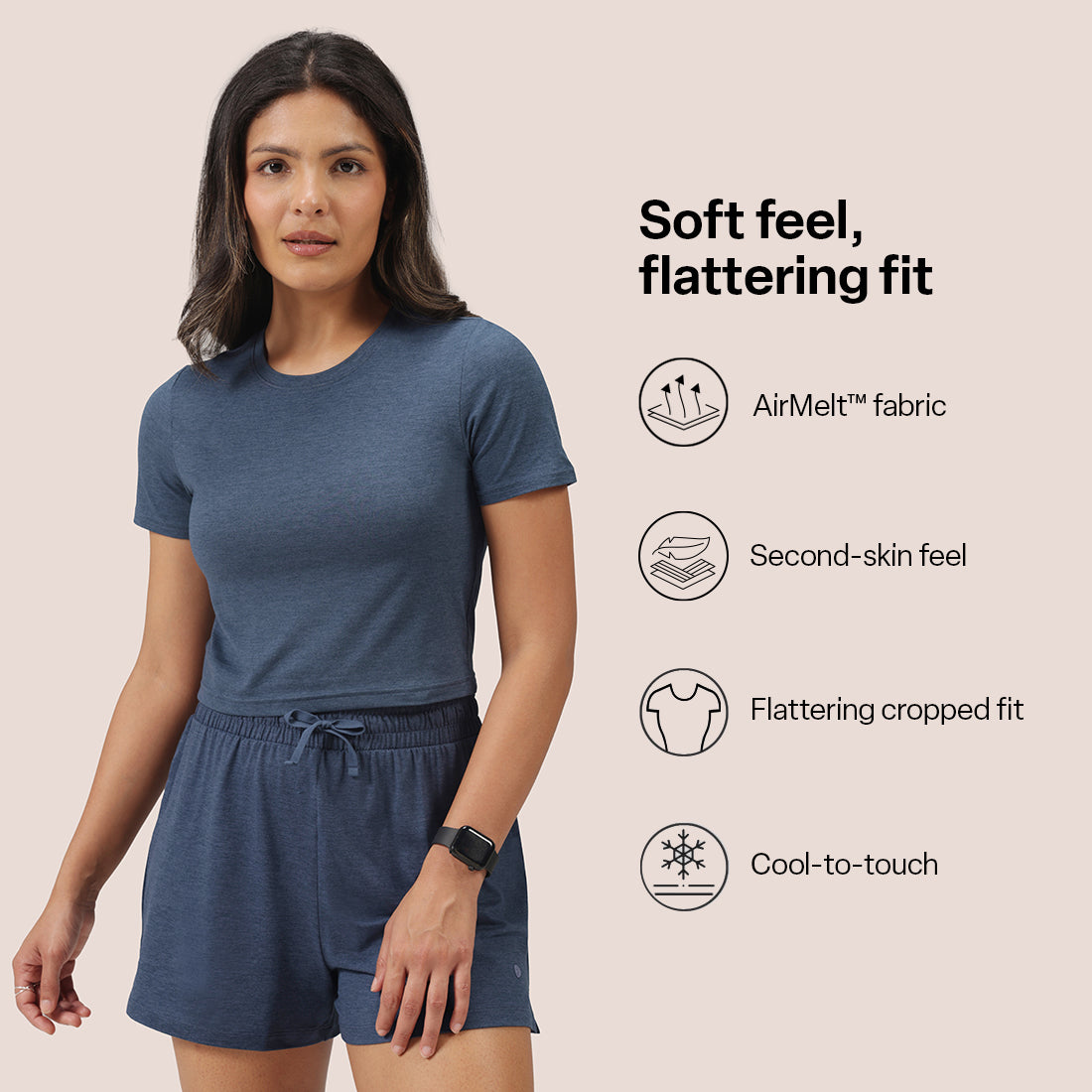 AirMelt™ Crop Tee