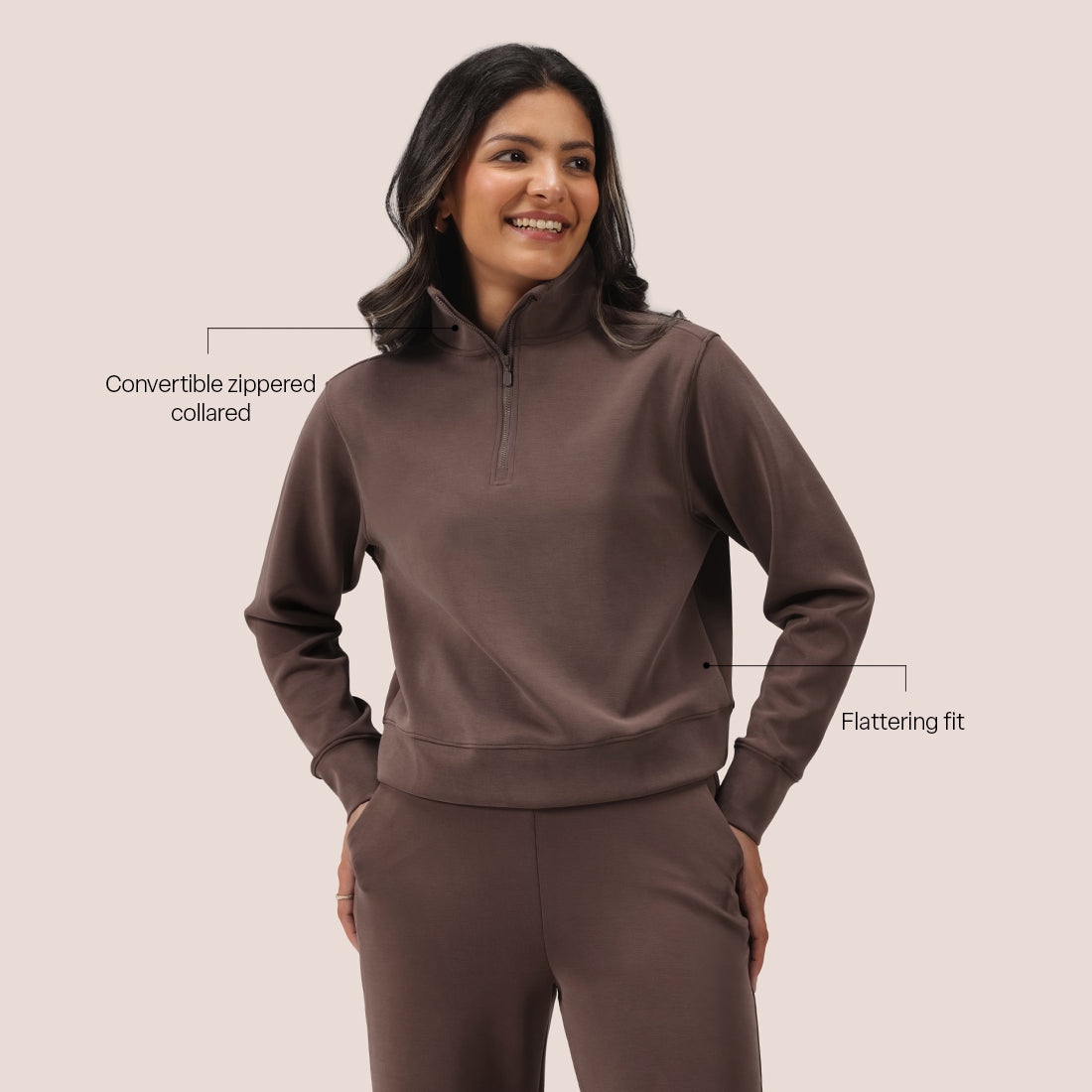 BareButter™ Pullover With Zipper