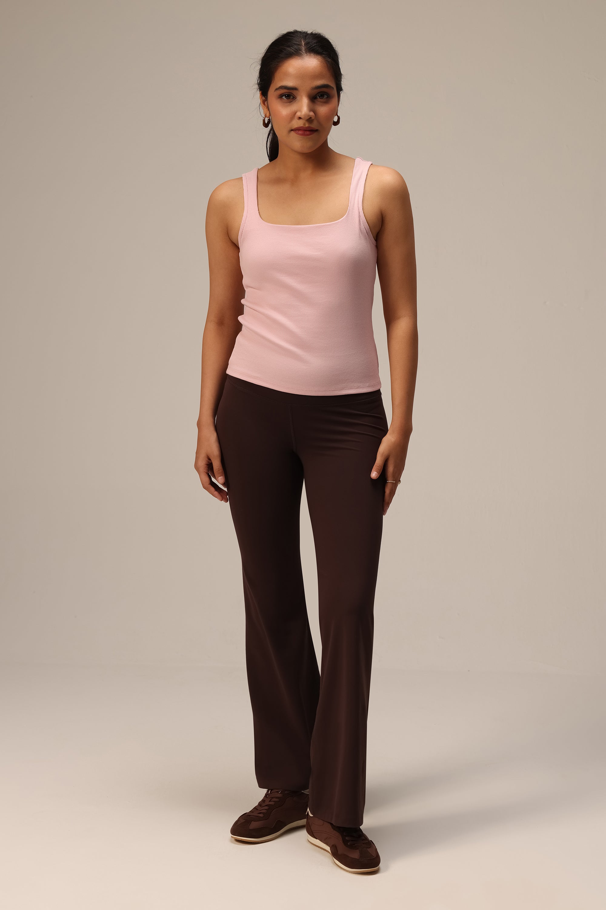 Blissentials Square Neck Built In Bra Top