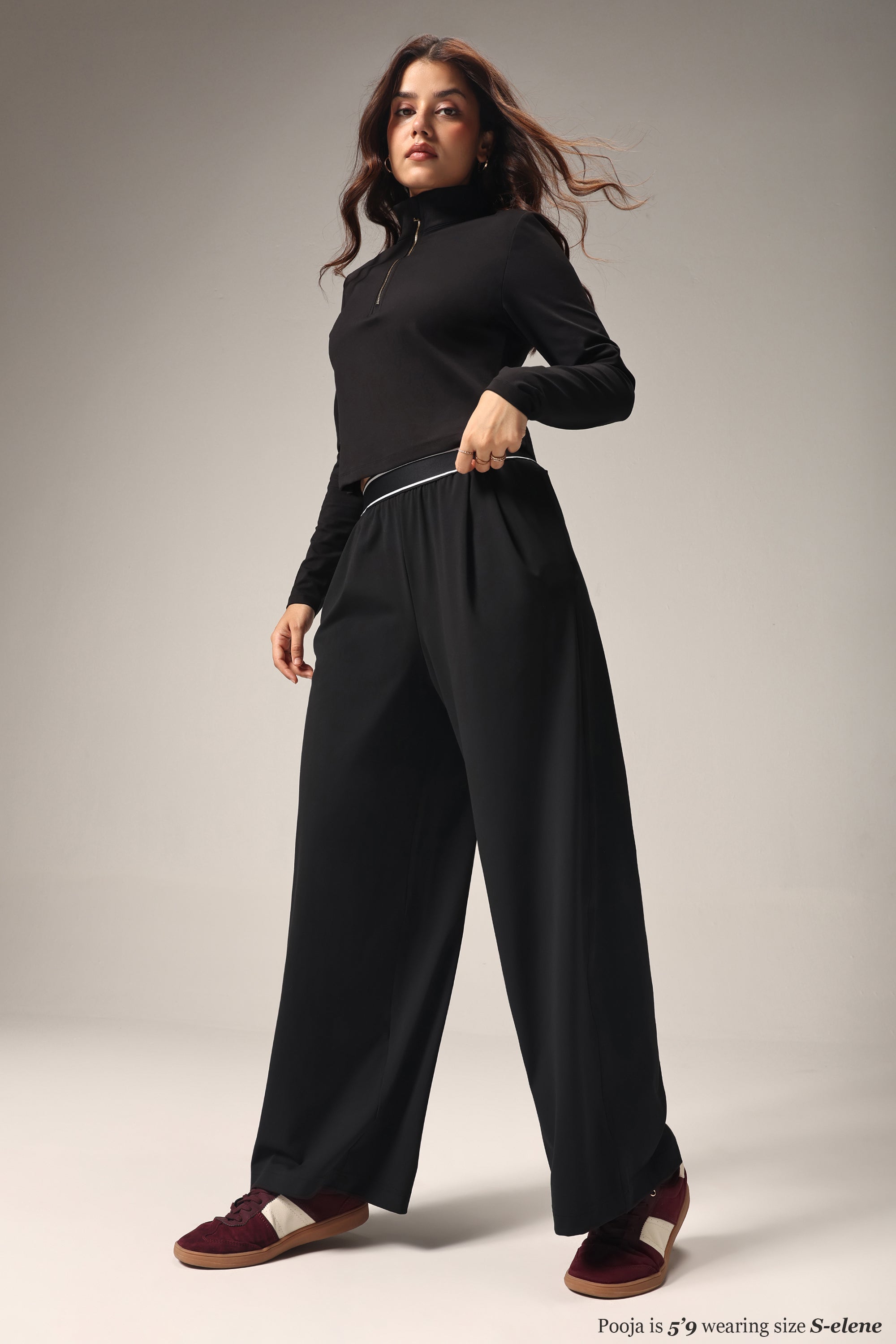 Cloud Korean Active Wide Pants