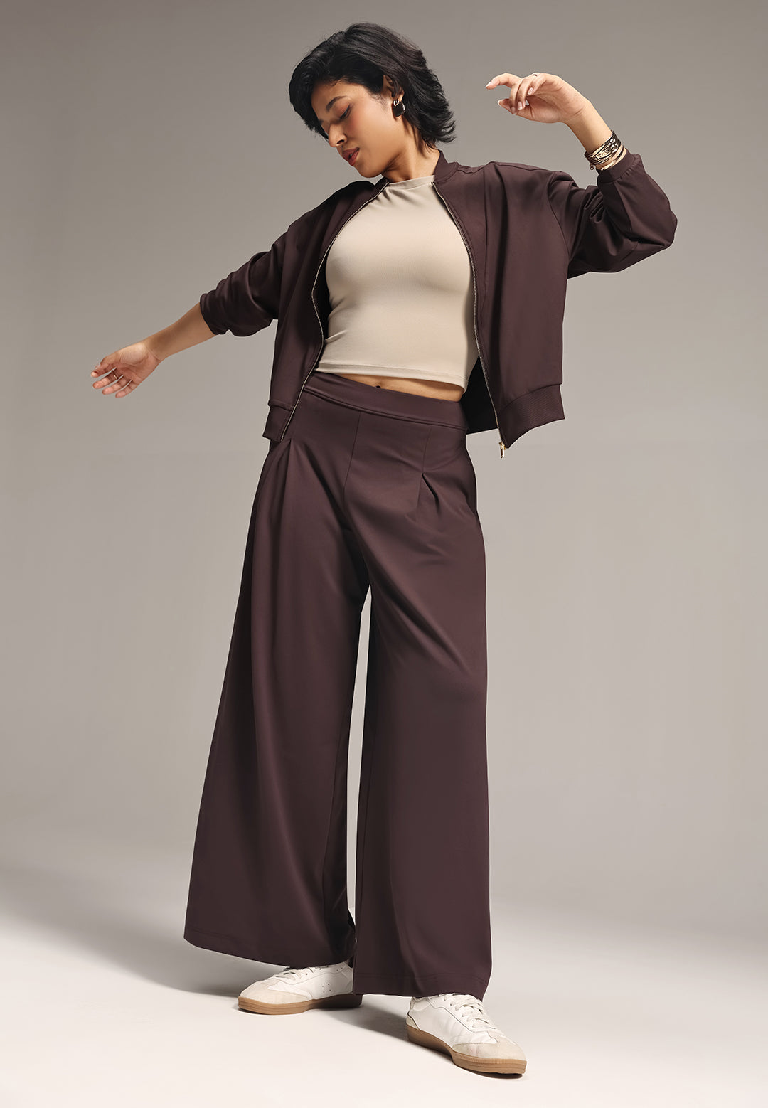 Cloud Box Pleated Korean Pant
