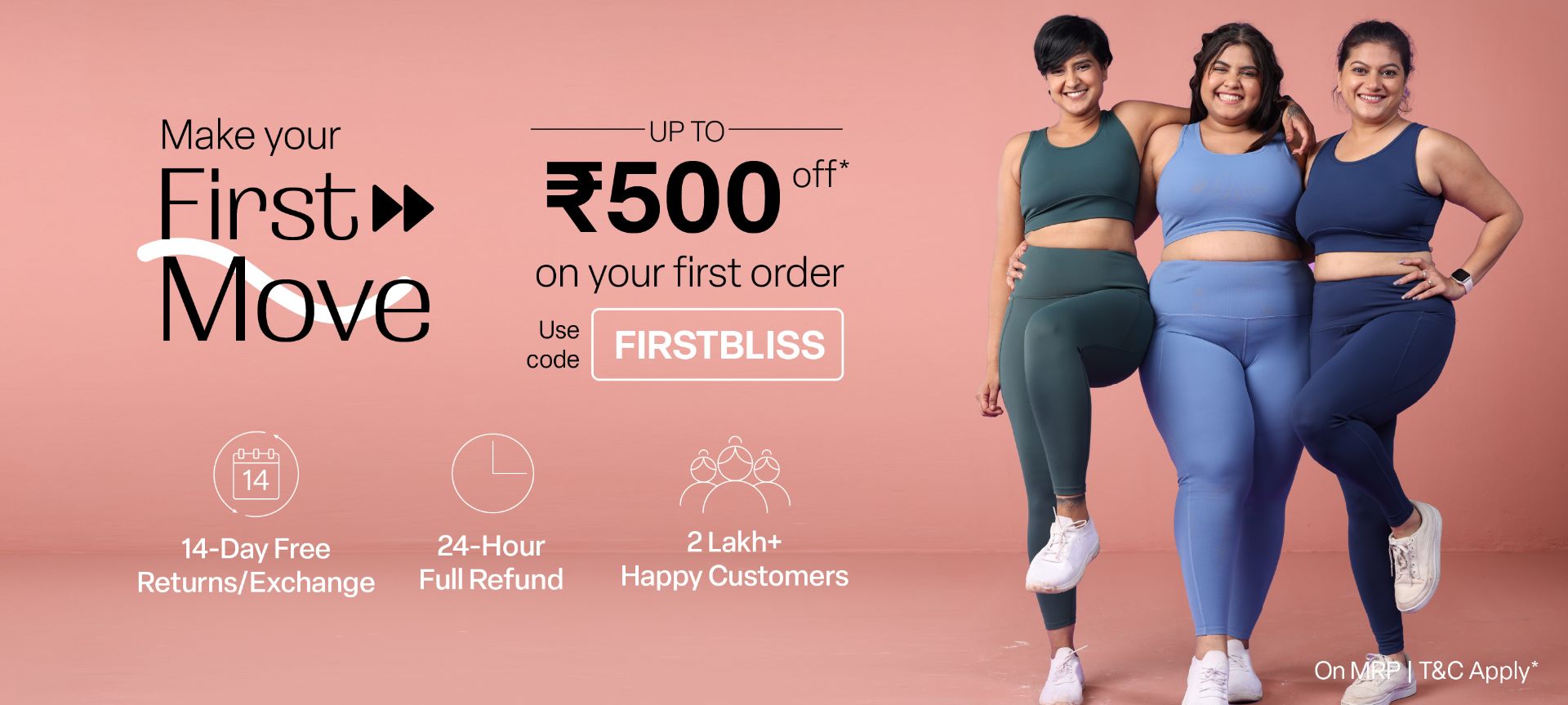 Buy Women's Sports Shorts Online from Blissclub