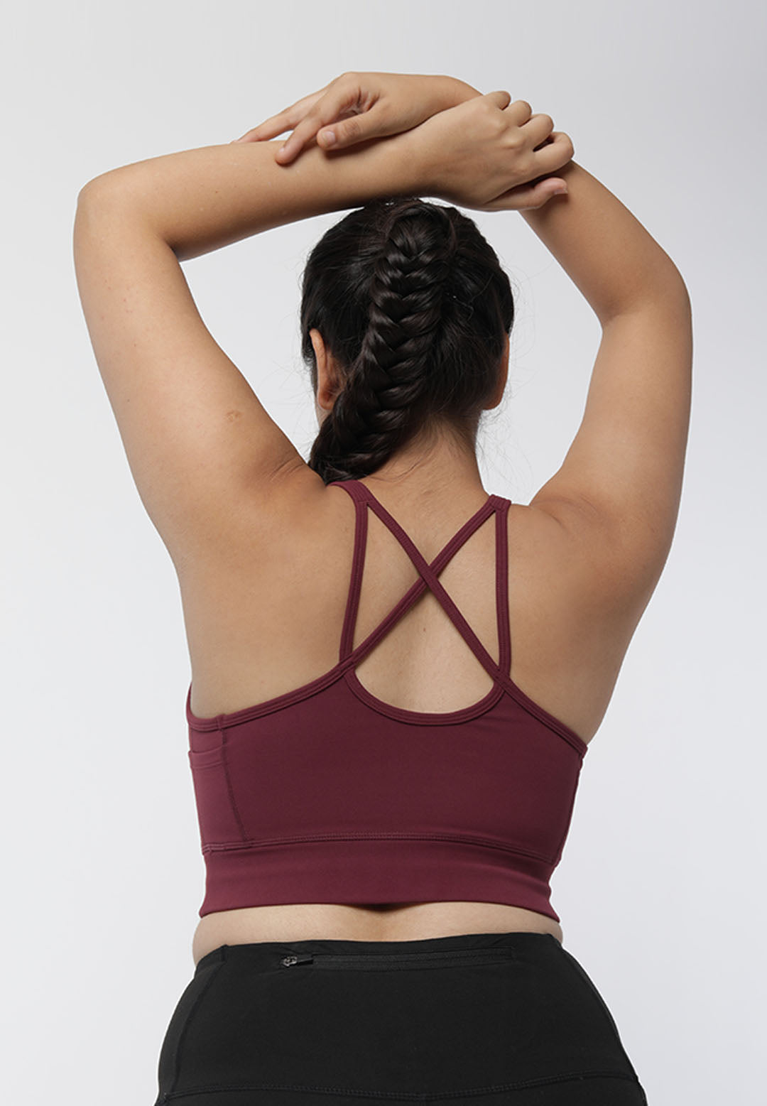 Buy Evercute Cross Back Sport Bras Padded Strappy Criss Cross Cropped Bras  for Yoga Workout Fitness Low Impact Online at desertcartINDIA