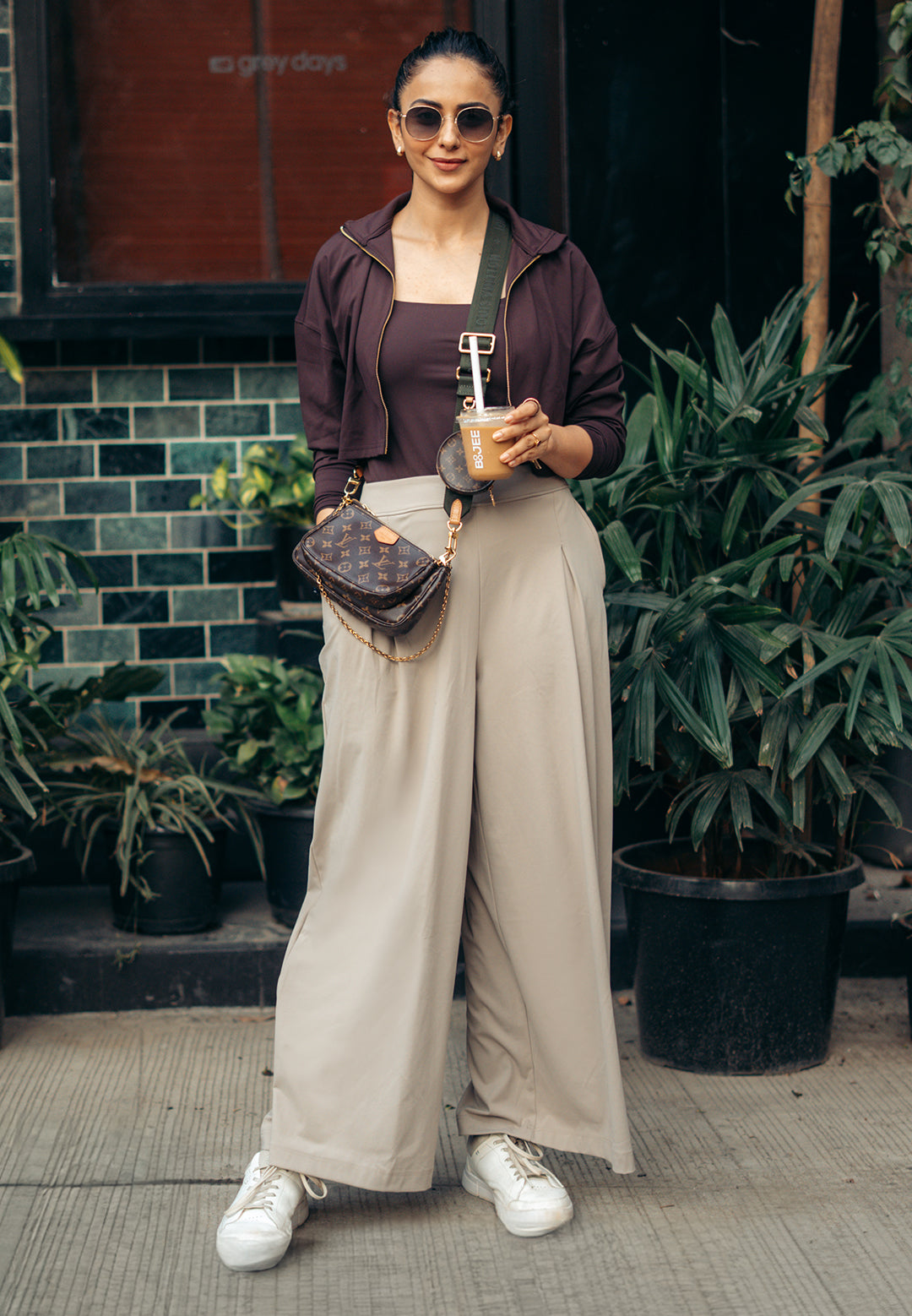 Cloud Box Pleated Korean Pant