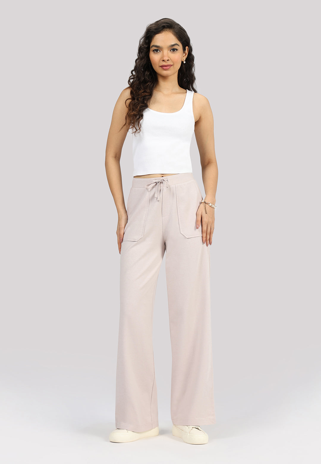 Work-To-Wine Twill Drawstring Pants