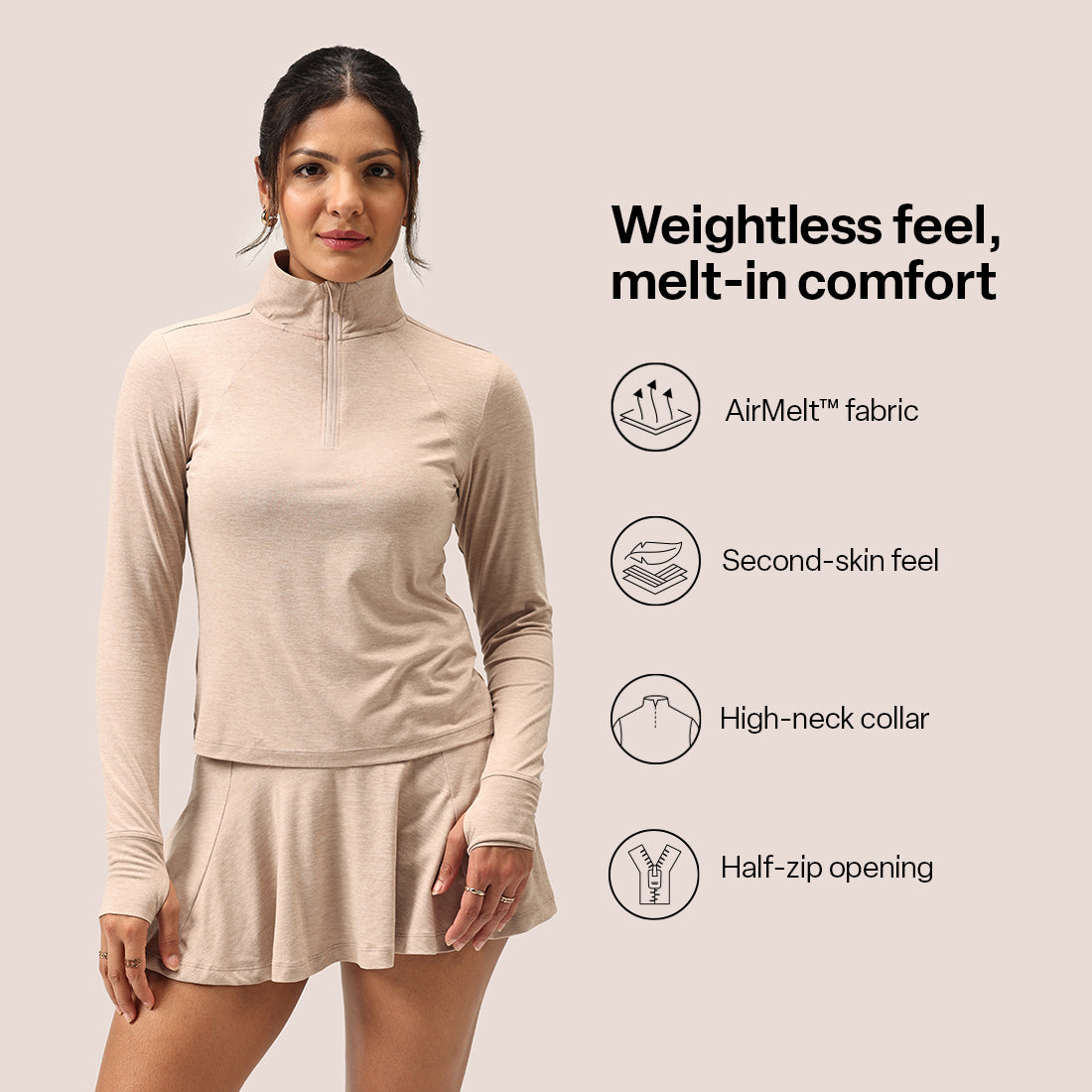 AirMelt™ Quarter Zip Pullover