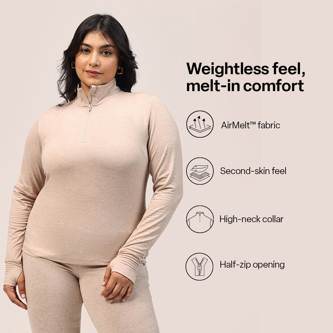 AirMelt™ Quarter Zip Pullover