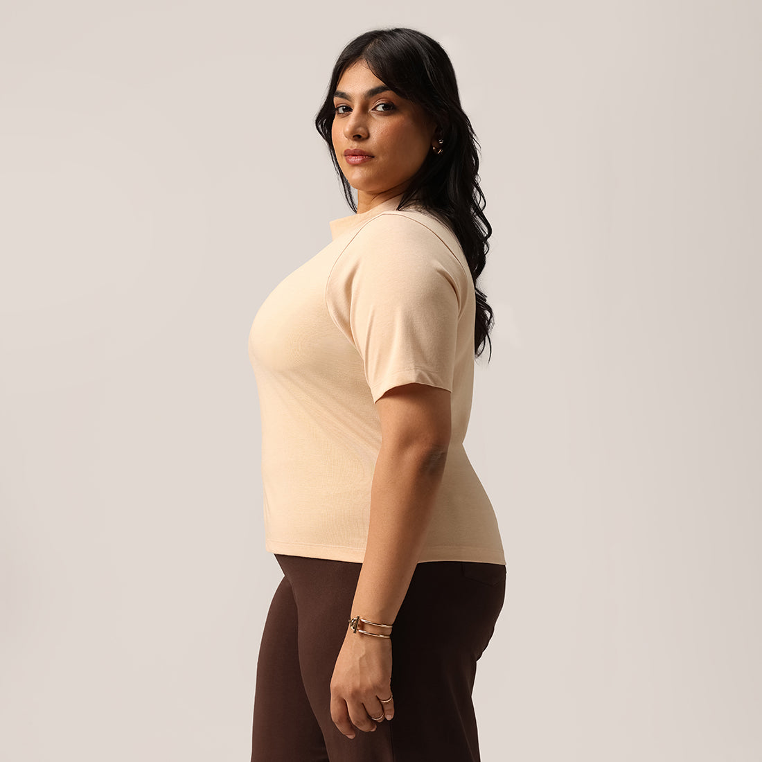 Cotton Pro High Neck Top