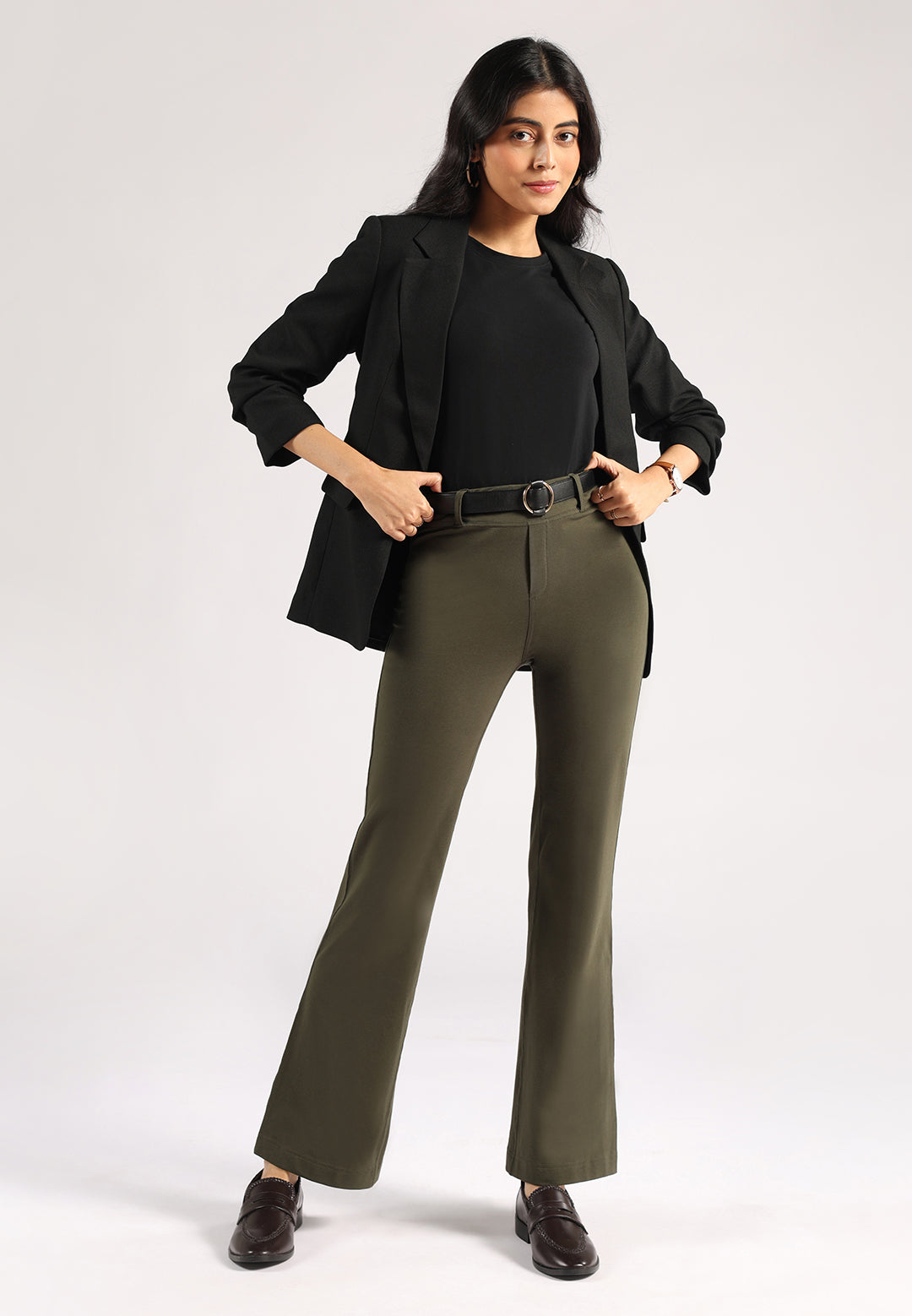 AM:PM Cotton Flare Pants - Lite Tall