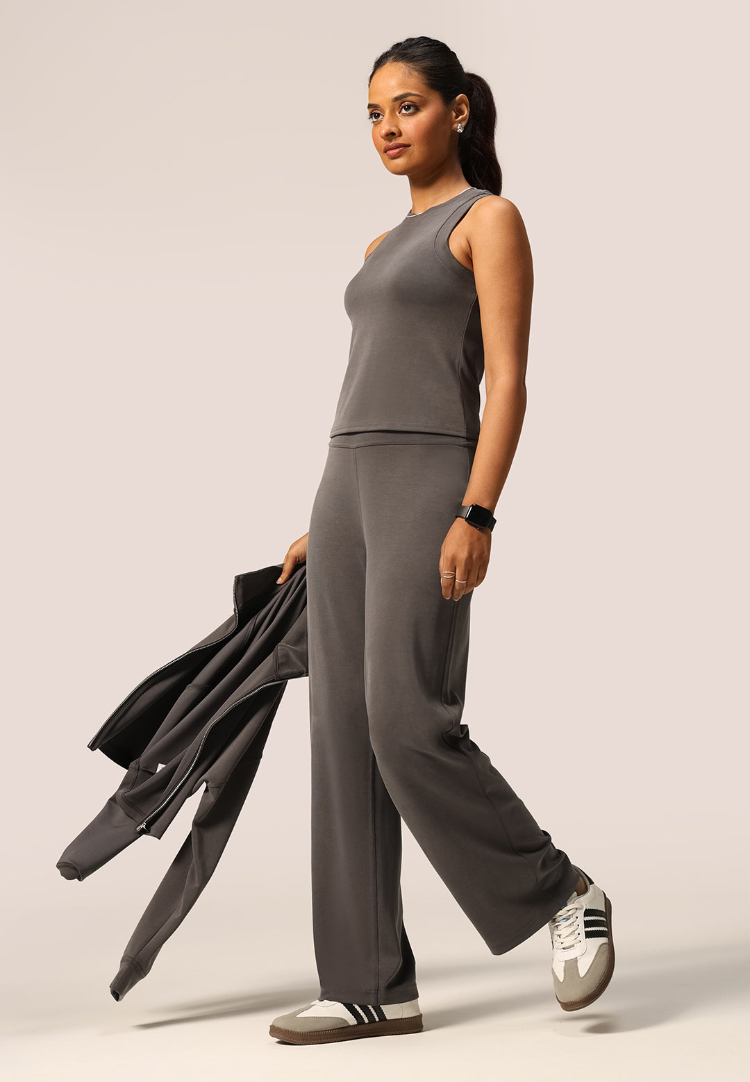 PetalRib™ Wide Leg Pants