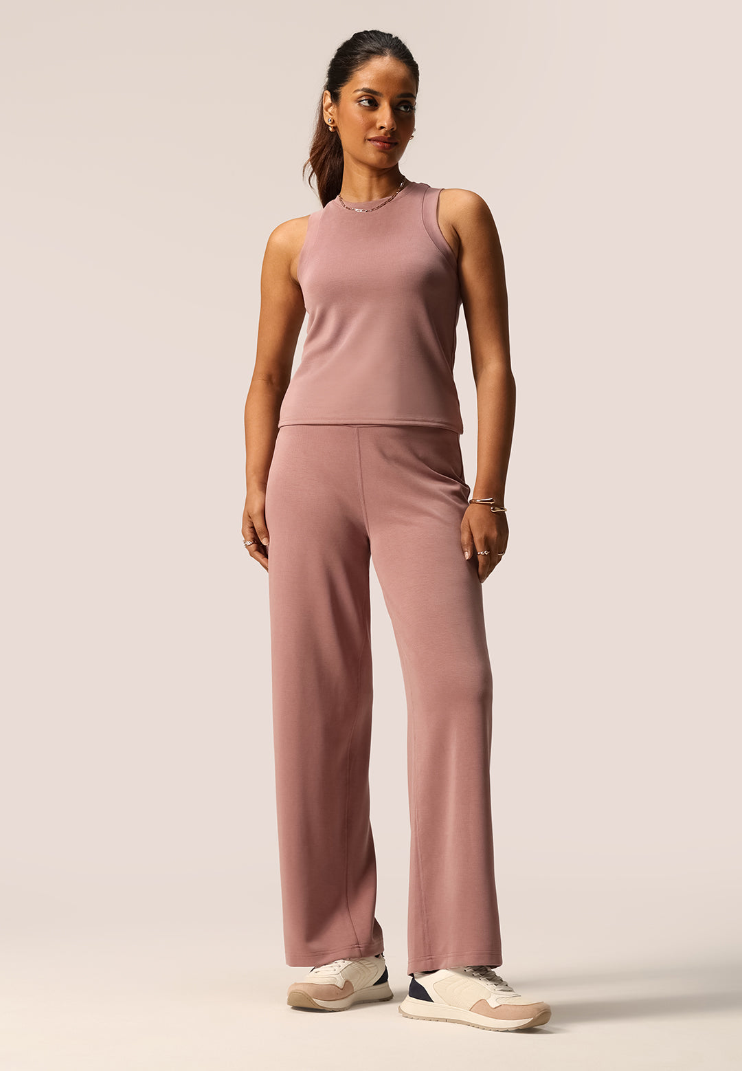 PetalRib™ Wide Leg Pants