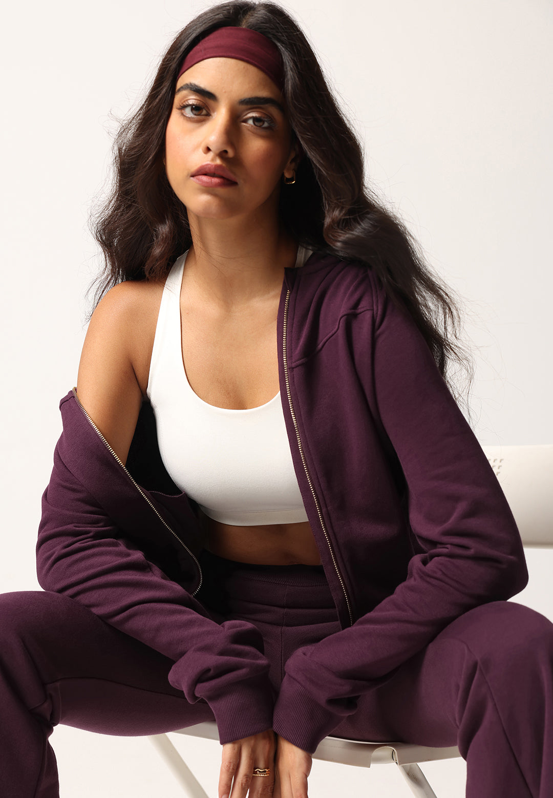 BlissTerry™ Panelled Hoodie