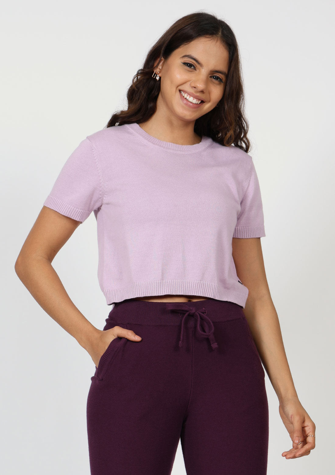 Buy BlissClub Pointelle at-Ease CottonKnit Top