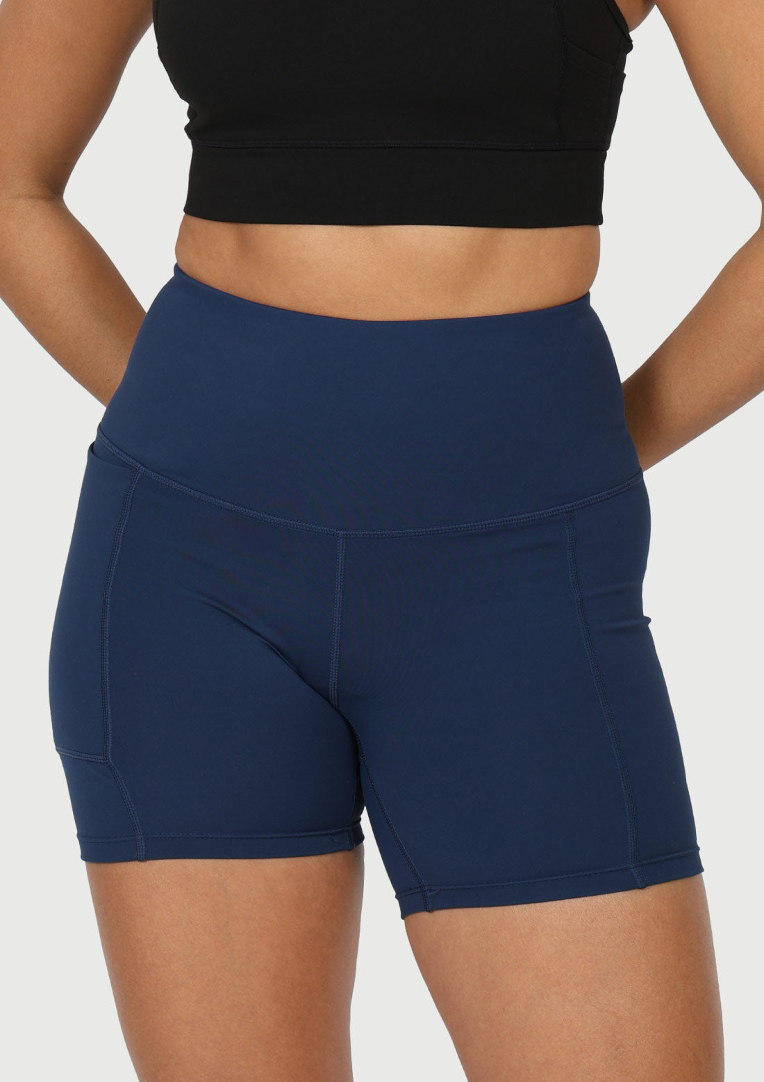 High rise best sale spandex shorts