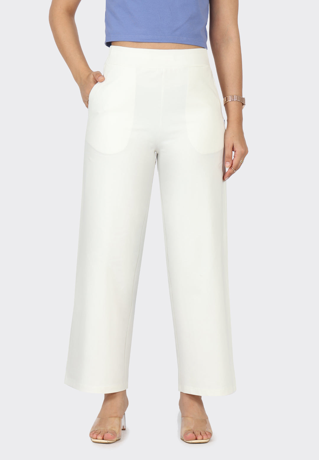 The AM:PM Cotton Wide Legged Pants