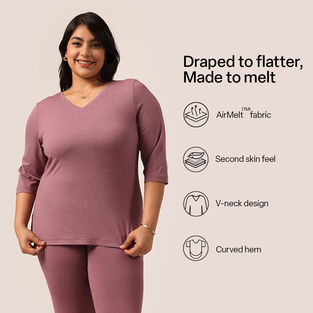 AirMelt ™ Apple Hem Tee - BlissClub