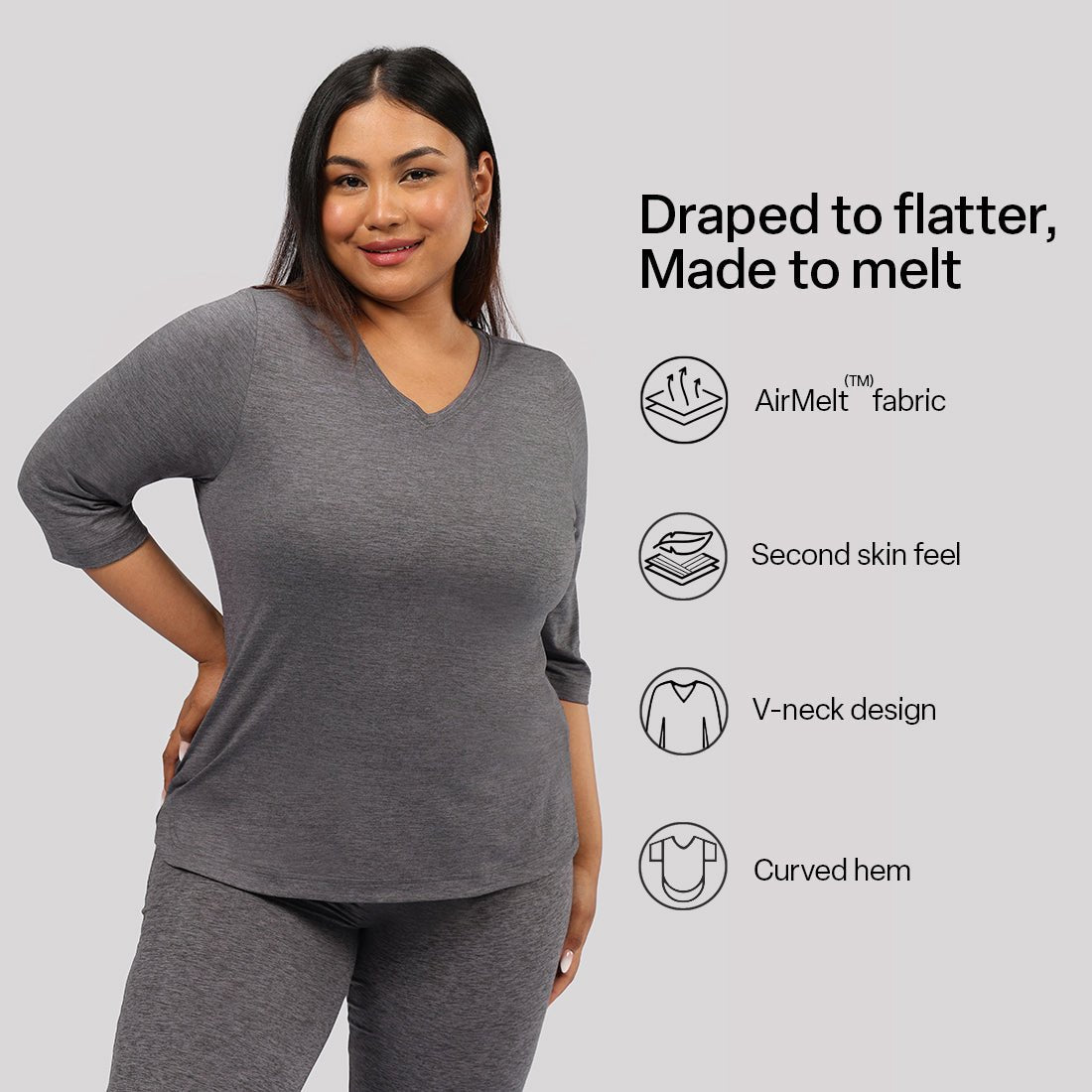 AirMelt ™ Apple Hem Tee - BlissClub