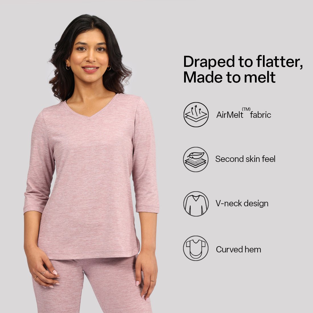 AirMelt ™ Apple Hem Tee - BlissClub