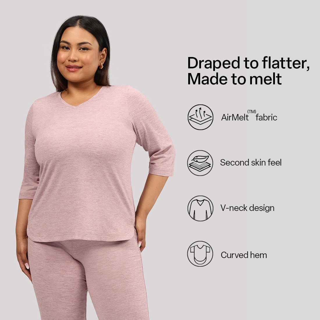 AirMelt ™ Apple Hem Tee - BlissClub