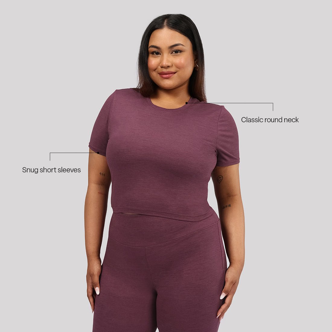 AirMelt™ Crop Tee - BlissClub