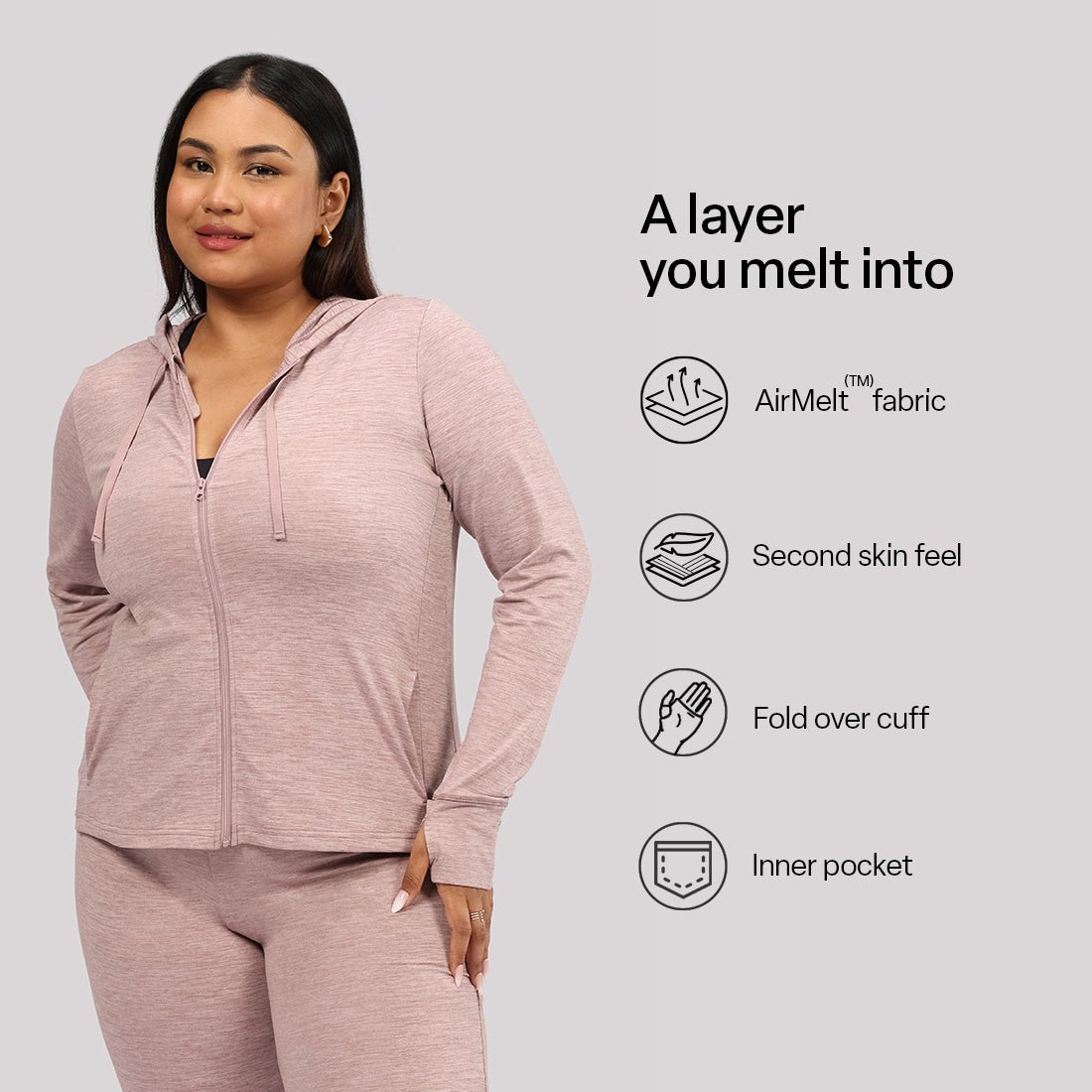 AirMelt ™ Zippered Jacket - BlissClub