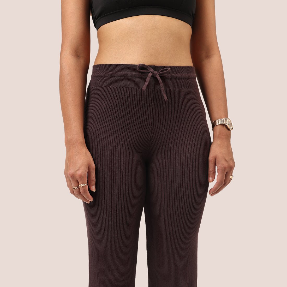 All Day Cotton Ribbed Pants - BlissClub