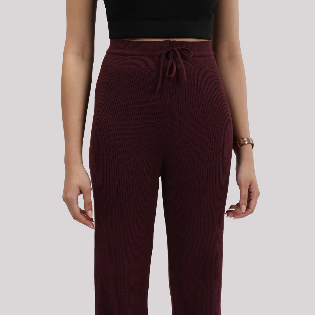 All Day Cotton Ribbed Pants - BlissClub